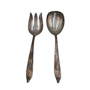 Happy Anniversary Silverplate by International Deep silver 1960 Serving Pieces